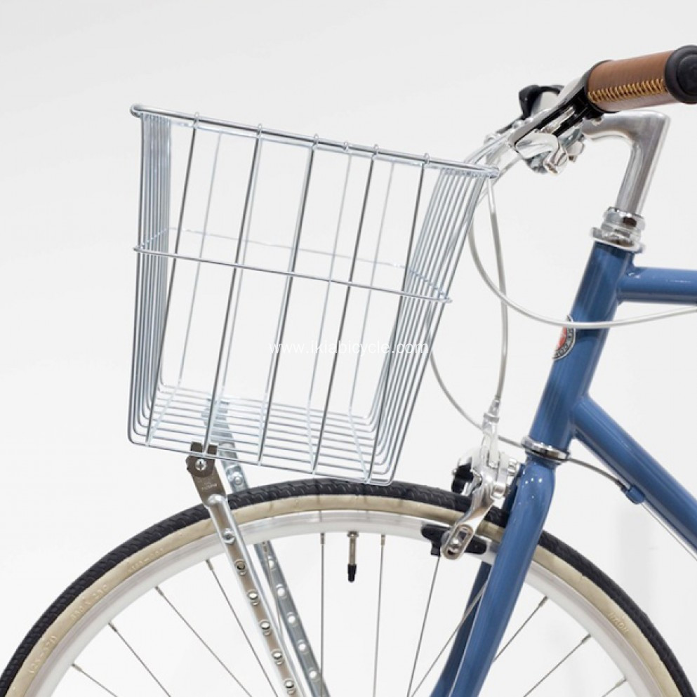 Beautiful Minimal Bike Basket Built Into Handlebars