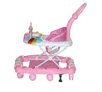 Adjustable Scooter Baby Walker with Flash Light