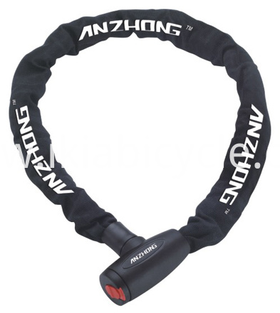 Bicycle Chain Lock with Brass Key