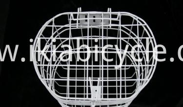 Beautiful Minimal Bike Basket Built Into Handlebars
