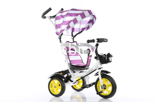 Steel Frame Child Tricycle with EVA Tyre