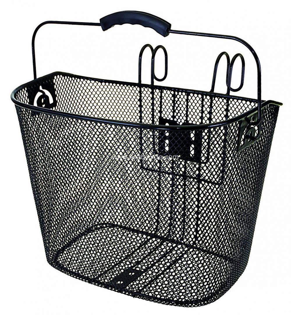 Beautiful Minimal Bike Basket Built Into Handlebars