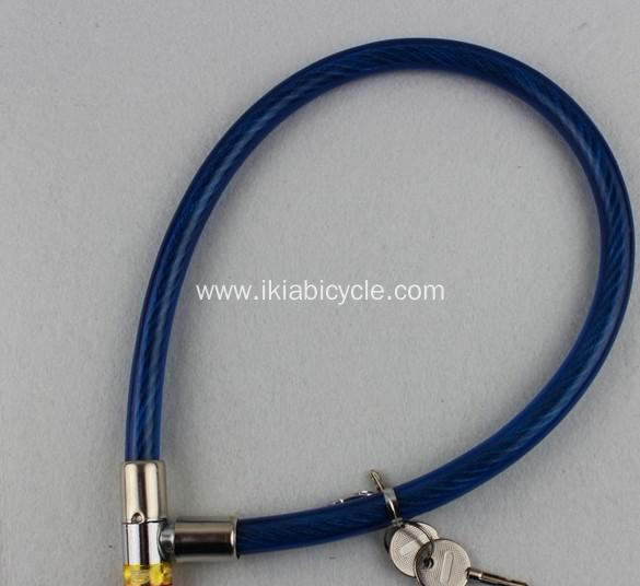 Red Color WIre Lock with 3 Keys