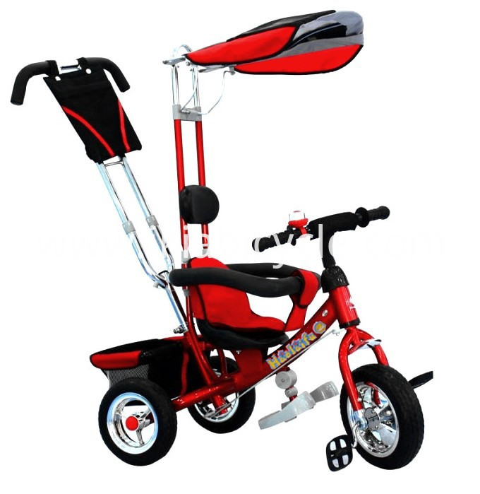 Children Tricycle with Push Handle