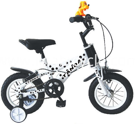 Children Bike with Cushion and Training Wheels
