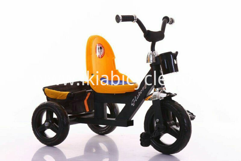 Three Color Steel Frame Child Tricycle