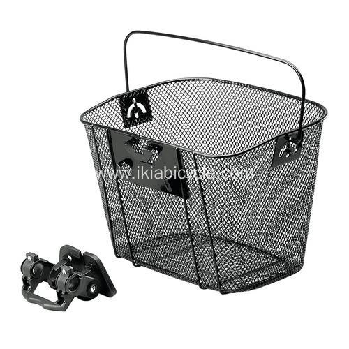 Carry Handle Bicycle Basket with Quick Release