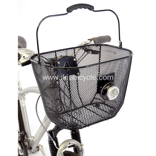 Aluminum Alloy Bicycle Handlebar with Metal Basket