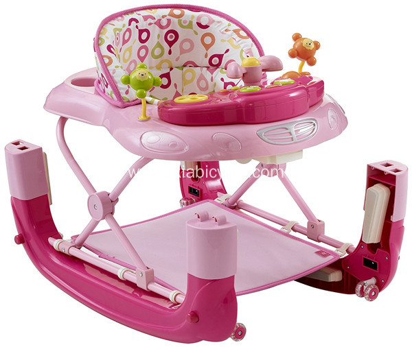 Child Baby Walker with Wheels and Belt