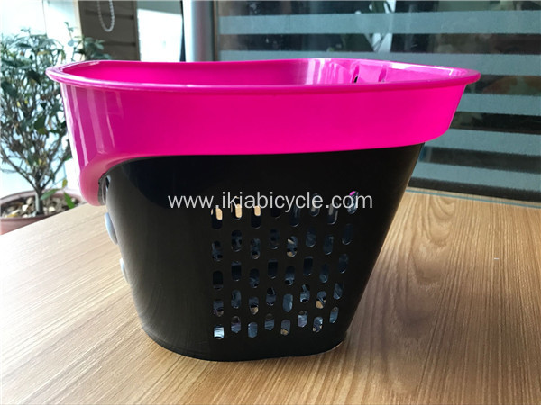 New Style and Beautiful Plastic Bicycle Basket