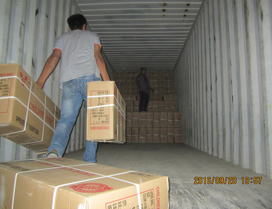 loading bike